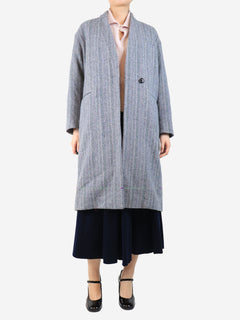 Grey Henlo wool coat - size UK 8 Coats & Jackets Isabel Marant Etoile 