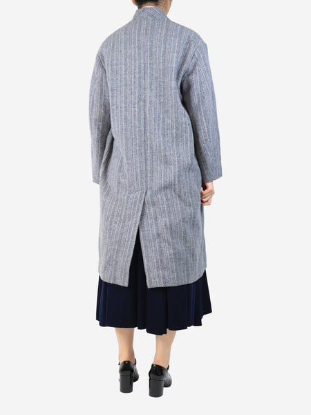 Grey Henlo wool coat - size UK 8 alternate image