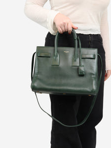 Saint Laurent Dark green Sac De Jour 2way bag