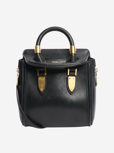 Black leather crossbody bag Cross-body bags Alexander McQueen 