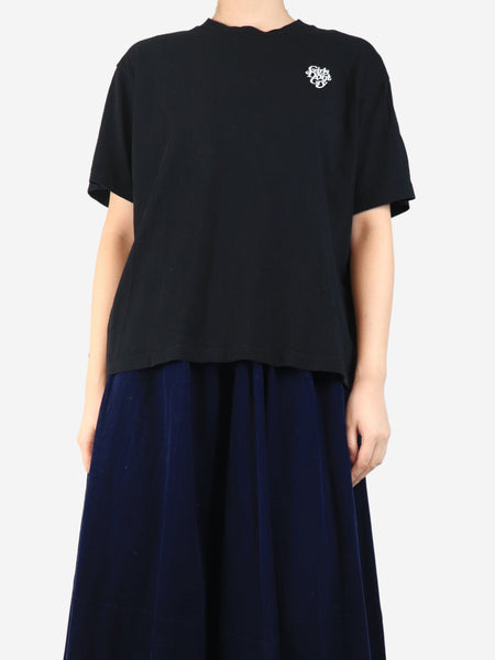 Black printed t-shirt - size S product image