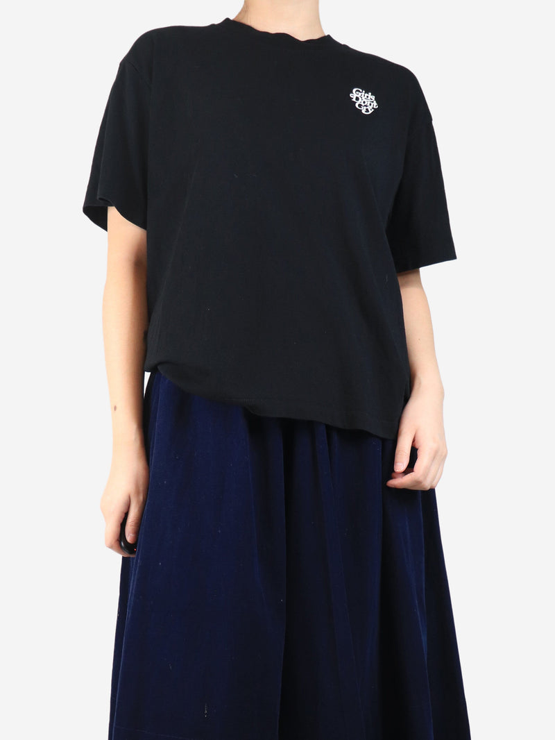 Black printed t-shirt - size S Tops Girls Don't Cry 
