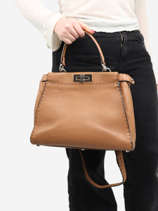 Fendi Brown Peekaboo 2way bag