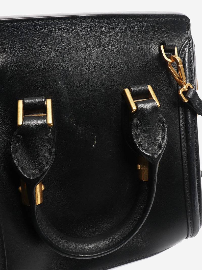Black leather crossbody bag Cross-body bags Alexander McQueen 