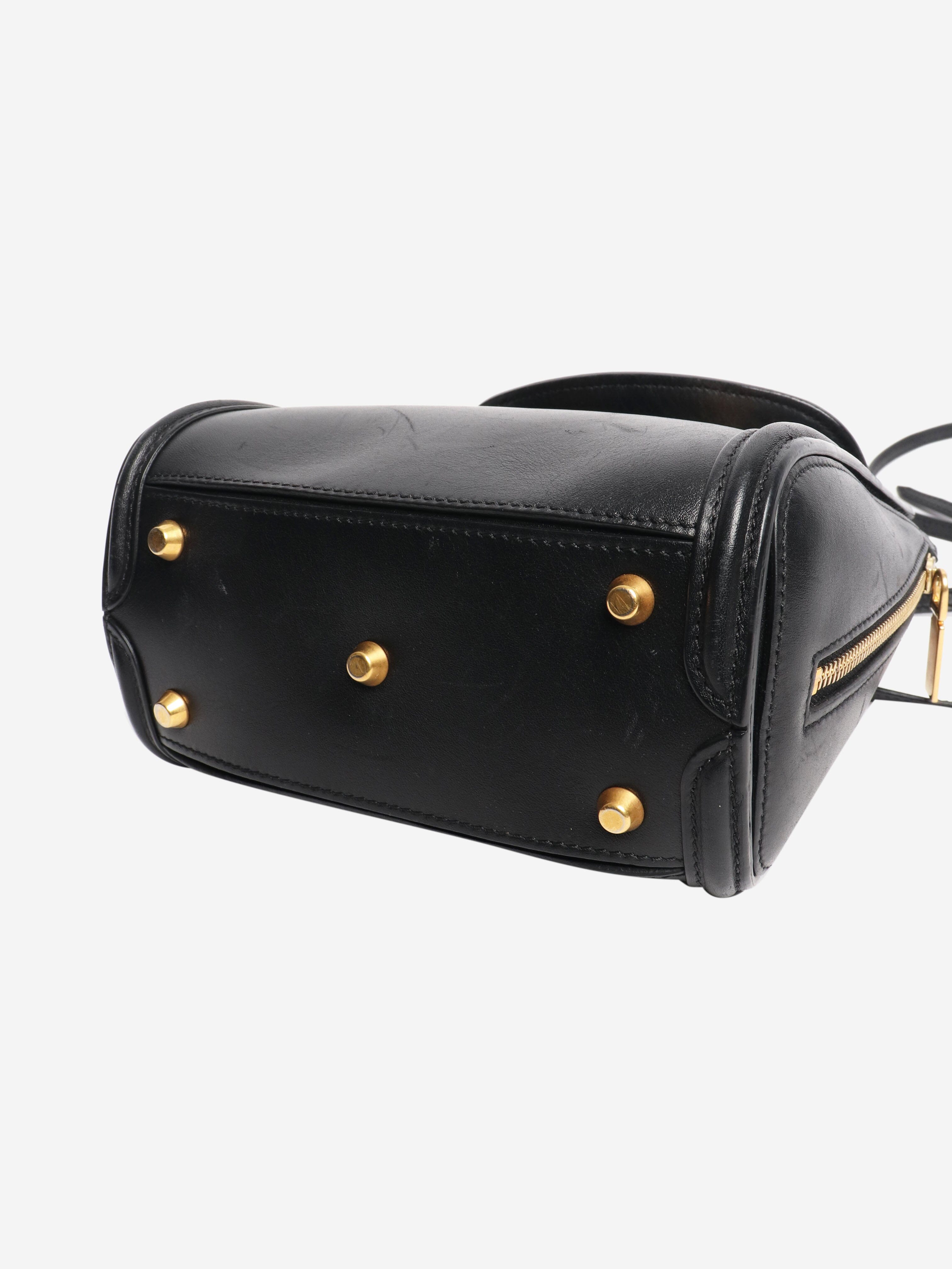 Black leather crossbody bag Cross-body bags Alexander McQueen 