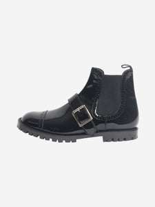 Comme Des Garçons Comme Des Garçons Black patent ankle boots - size EU 39 (UK 6)