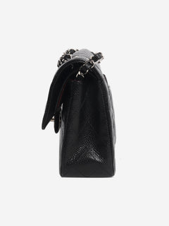 Black 2014 small caviar-quilted Classic Double Flap bag