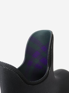 Burberry Black rubber ankle boots - size EU 42 (UK 9)