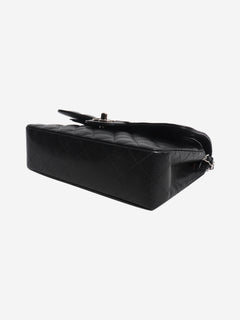 Black 2014 small caviar-quilted Classic Double Flap bag