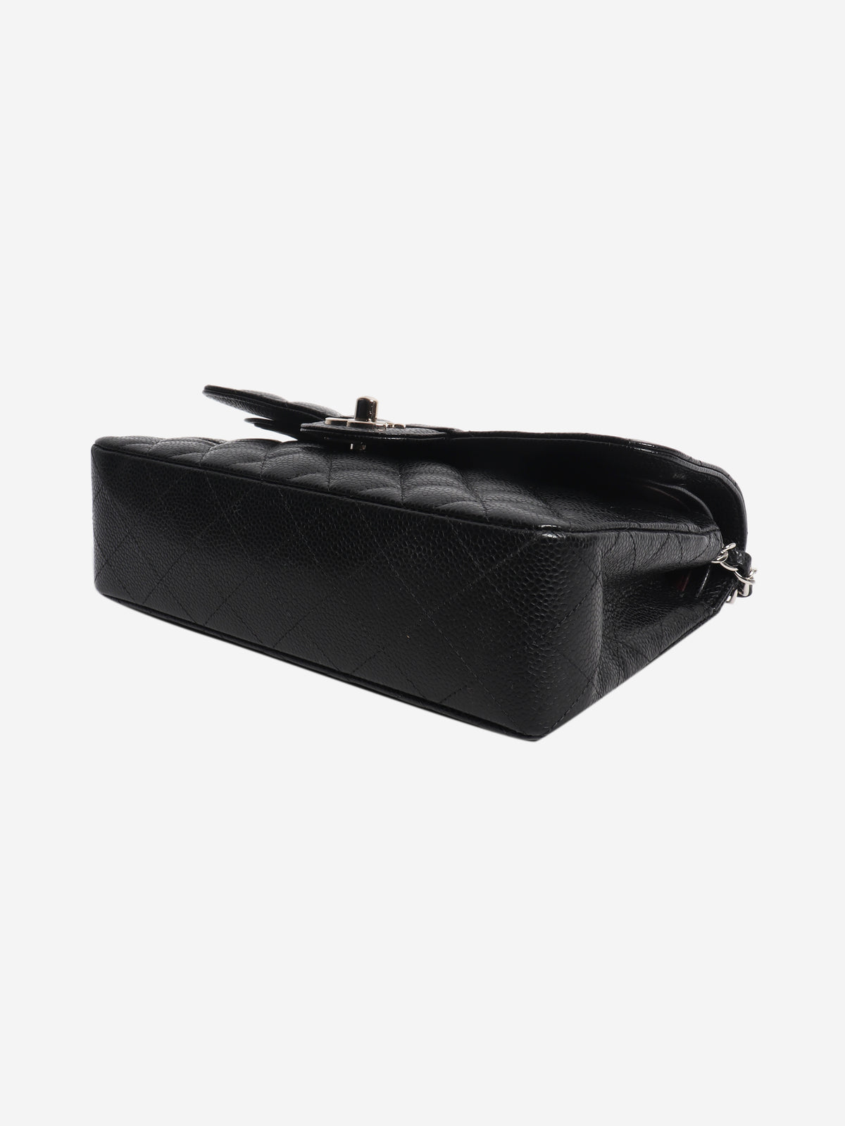 Black 2014 small caviar-quilted Classic Double Flap bag