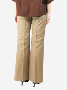 The Row Neutral wide-leg trousers - size UK 10
