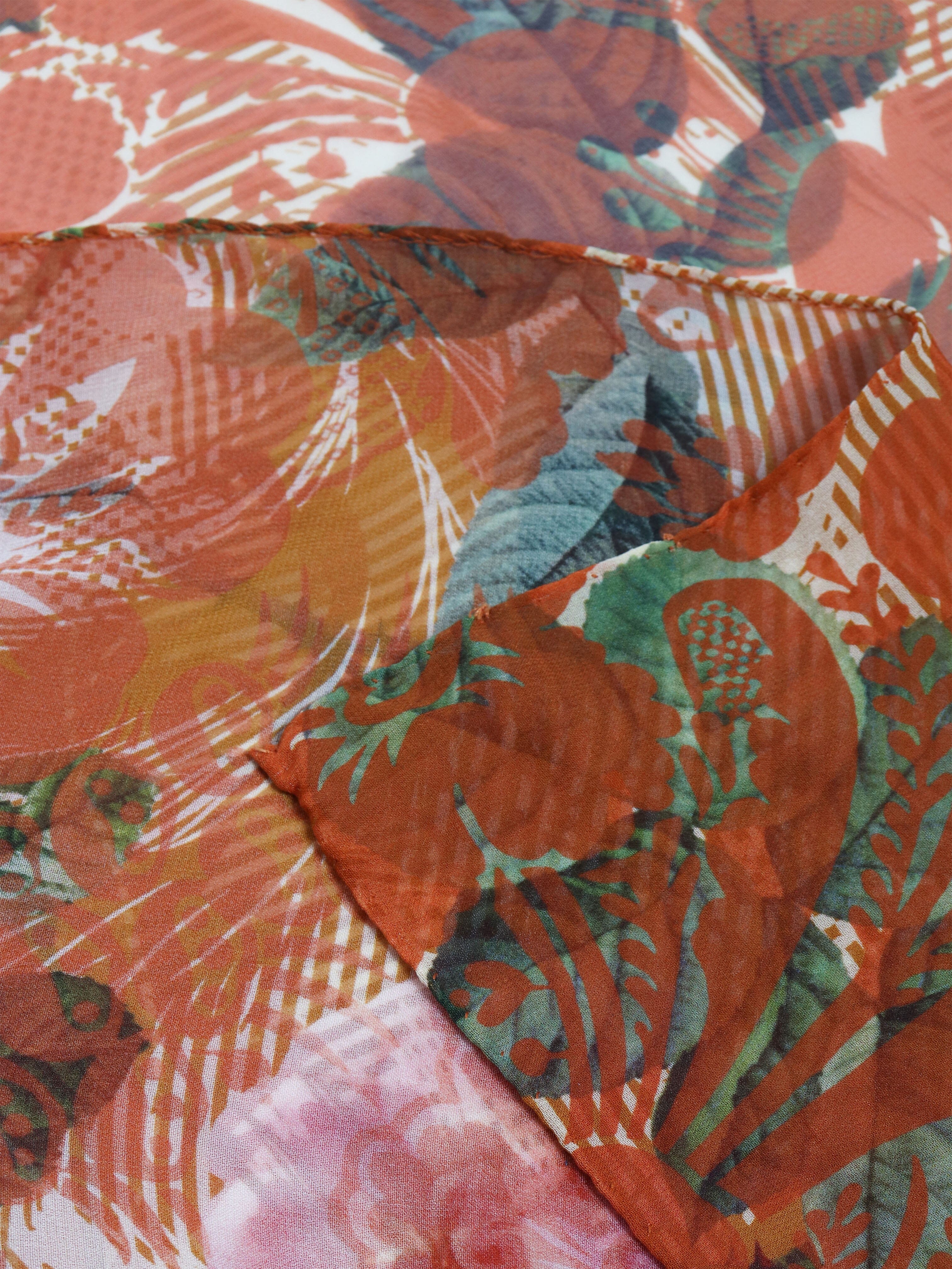 Orange floral print scarf Scarves Vivienne Westwood 