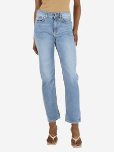 Acne Studios Blue straight-leg jeans - size UK 6