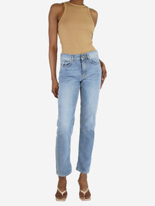 Acne Studios Blue straight-leg jeans - size UK 6