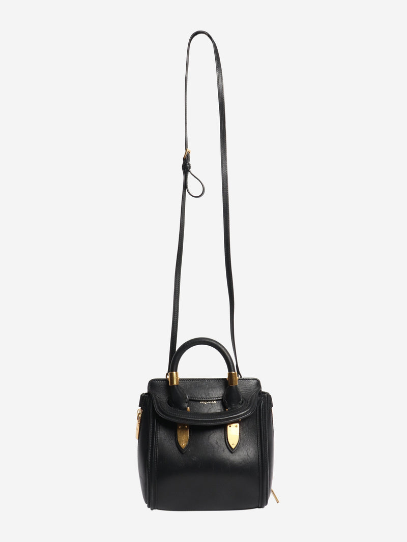 Black leather crossbody bag Cross-body bags Alexander McQueen 