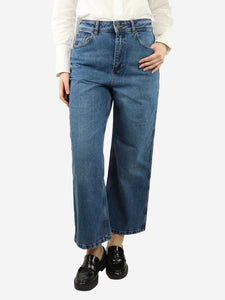 Sezane Blue straight-leg jeans - size UK 12