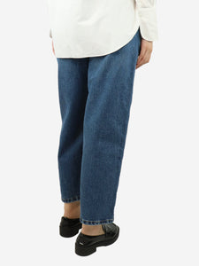 Sezane Blue straight-leg jeans - size UK 12