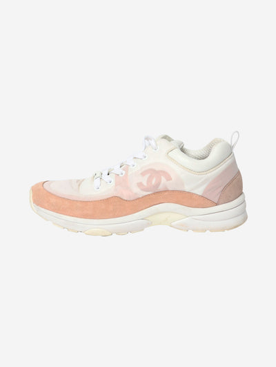 Pink nylon and suede trainers - size EU 40 Trainers Chanel 