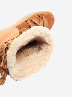 Brown shearling winter boots - size EU 39 (UK 6) Boots Chloe 