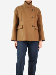 Marni Brown wool jacket - size UK 10
