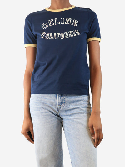 Navy California t-shirt - size S Tops Celine 