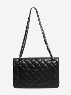 Black 2014 small caviar-quilted Classic Double Flap bag