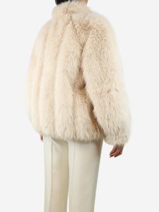 Leo Season Neutral faux-fur jacket - One size