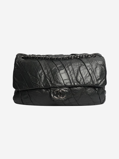Grey 2009 gathered lambskin maxi flap bag Shoulder bags Chanel 