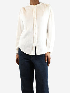 Rails Rails White seersucker shirt - size XS