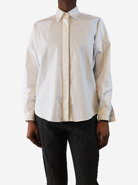 White cotton shirt - size XS product image
