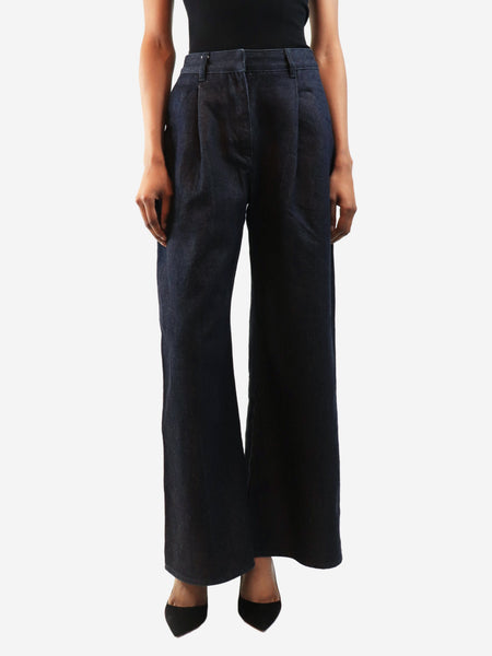 Blue wide-leg jeans - size UK 8 product image