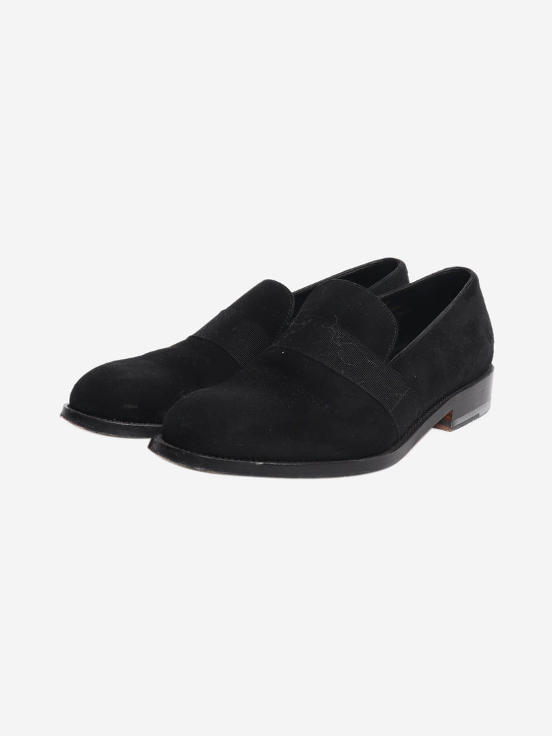 Black suede loafers - size EU 36 Flat Shoes JM Weston 
