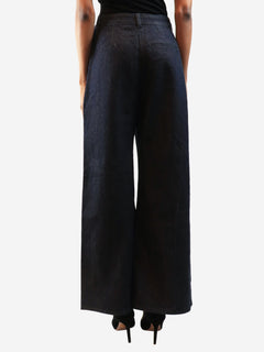 Blue wide-leg jeans - size UK 8 Trousers Loro Piana 