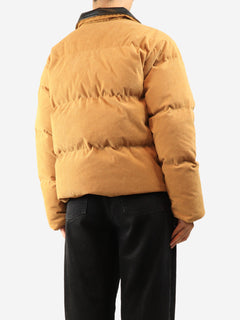 Tan corduroy puffer jacket - size L Coats & Jackets Miu Miu 