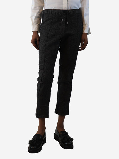 Grey wool track pants - size UK 10 Trousers Brunello Cucinelli 