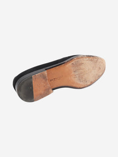 Black suede loafers - size EU 36 Flat Shoes JM Weston 