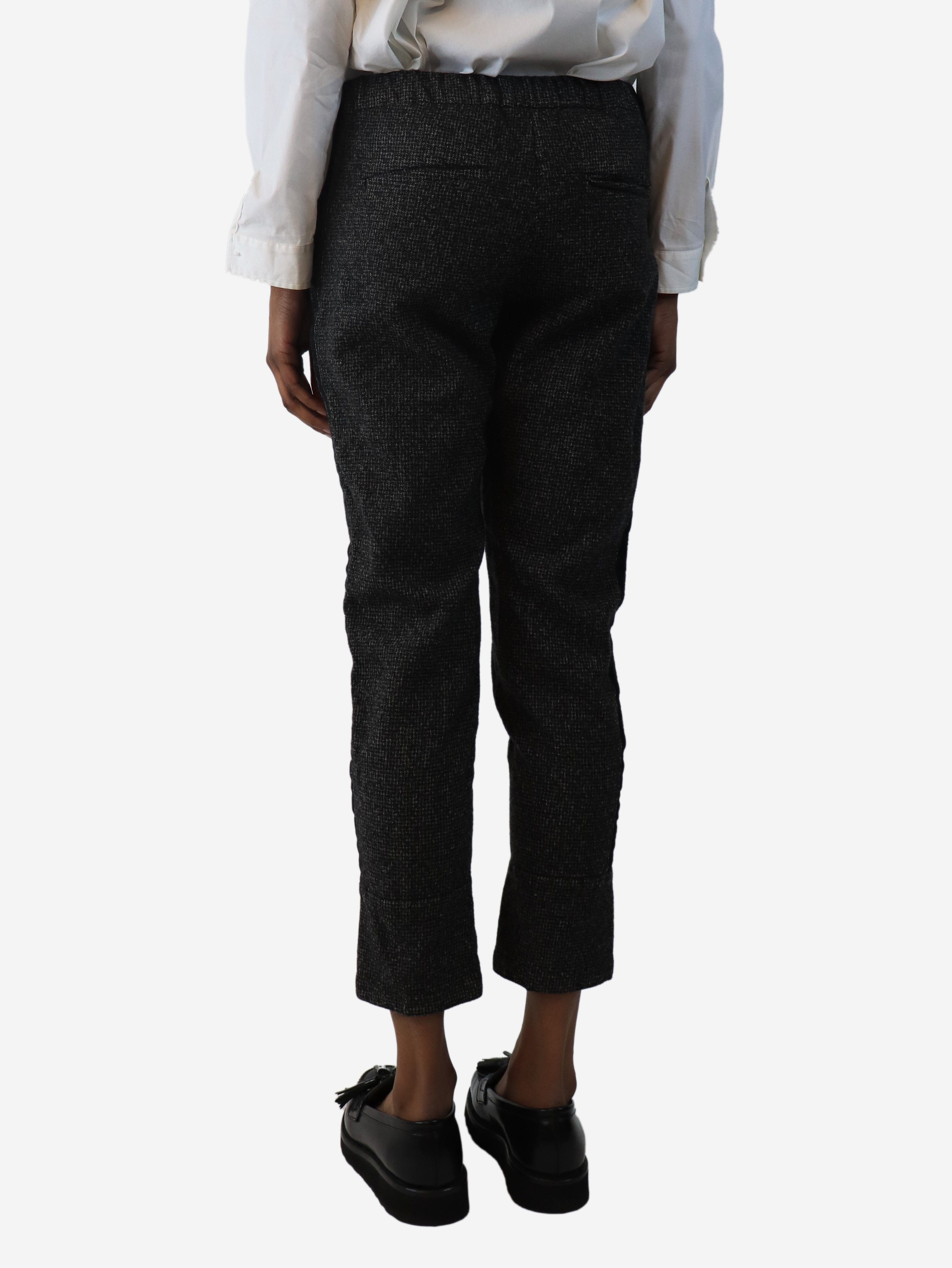 Grey wool track pants - size UK 10 Trousers Brunello Cucinelli 