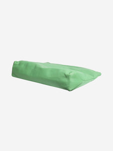 Dries Van Noten Green leather clutch bag