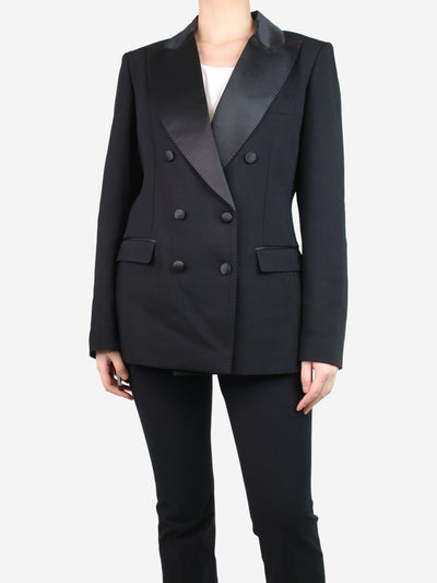 Black double-breasted jacket - size UK 12 Coats & Jackets Etro 