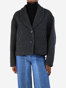 Isabel Marant Etoile Anthracite Lanna coat - size UK 6
