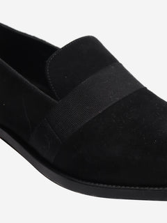 Black suede loafers - size EU 36 Flat Shoes JM Weston 