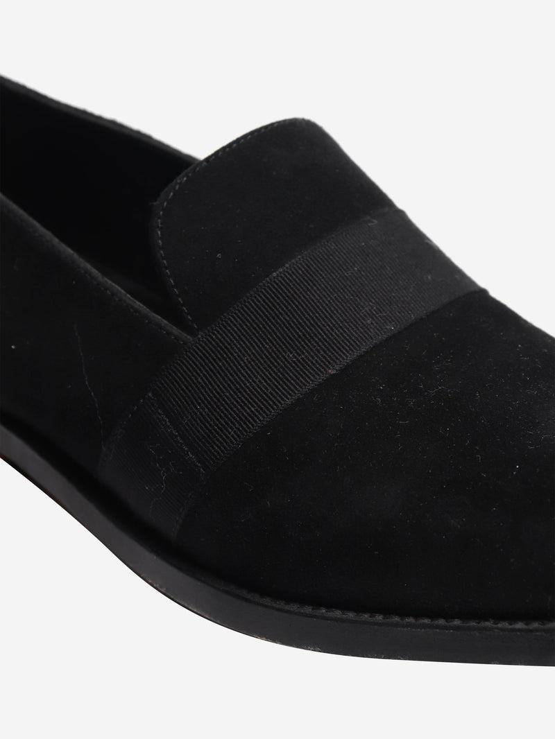 Black suede loafers - size EU 36 Flat Shoes JM Weston 
