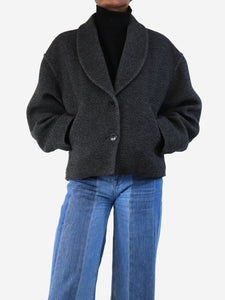 Isabel Marant Etoile Anthracite Lanna coat - size UK 6