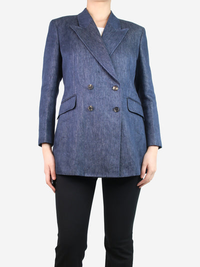Blue double-breasted denim blazer - size IT 44 Coats & Jackets Gabriela Hearst 