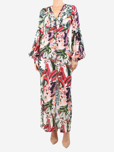 Alexandra Miro Multi floral midi dress - size S