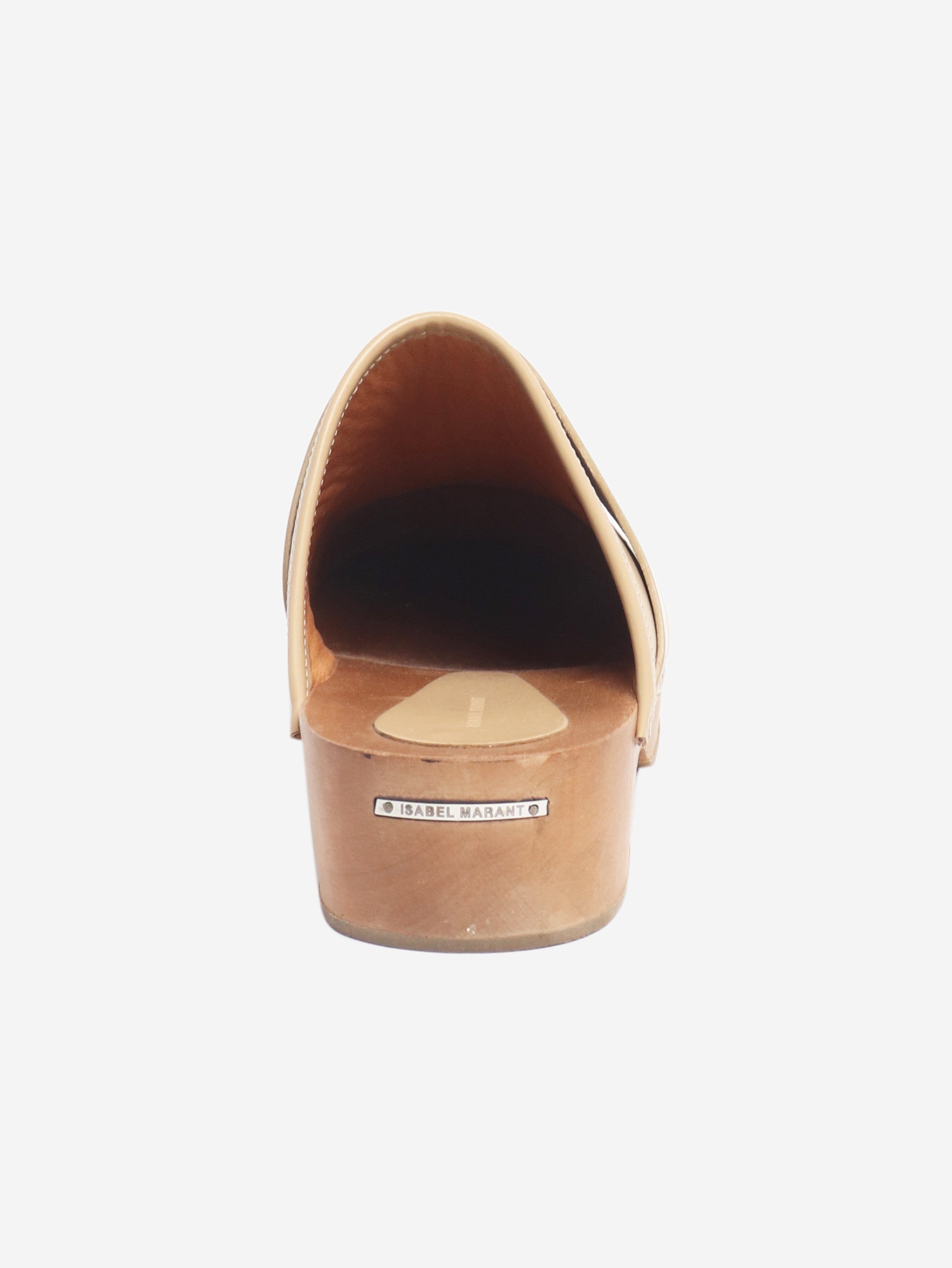 Neutral suede clogs - size EU 39 (UK 6) Flat Shoes Proenza Schouler 
