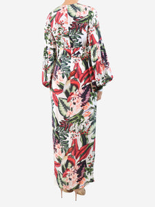 Alexandra Miro Multi floral midi dress - size S