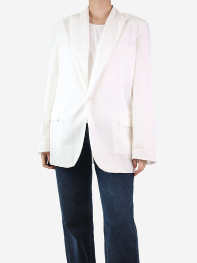 White nylon jacket - size UK 8 Coats & Jackets Maison Margiela 