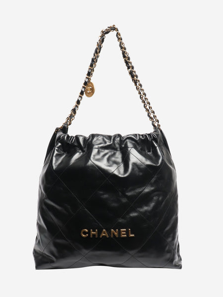 Black Chanel 22 medium bag product image