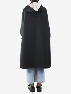 Black short-sleeved raincoat - size UK 6 Coats & Jackets Yves Salomon 